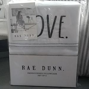 Rae Dunn LOVE Pillowcases
